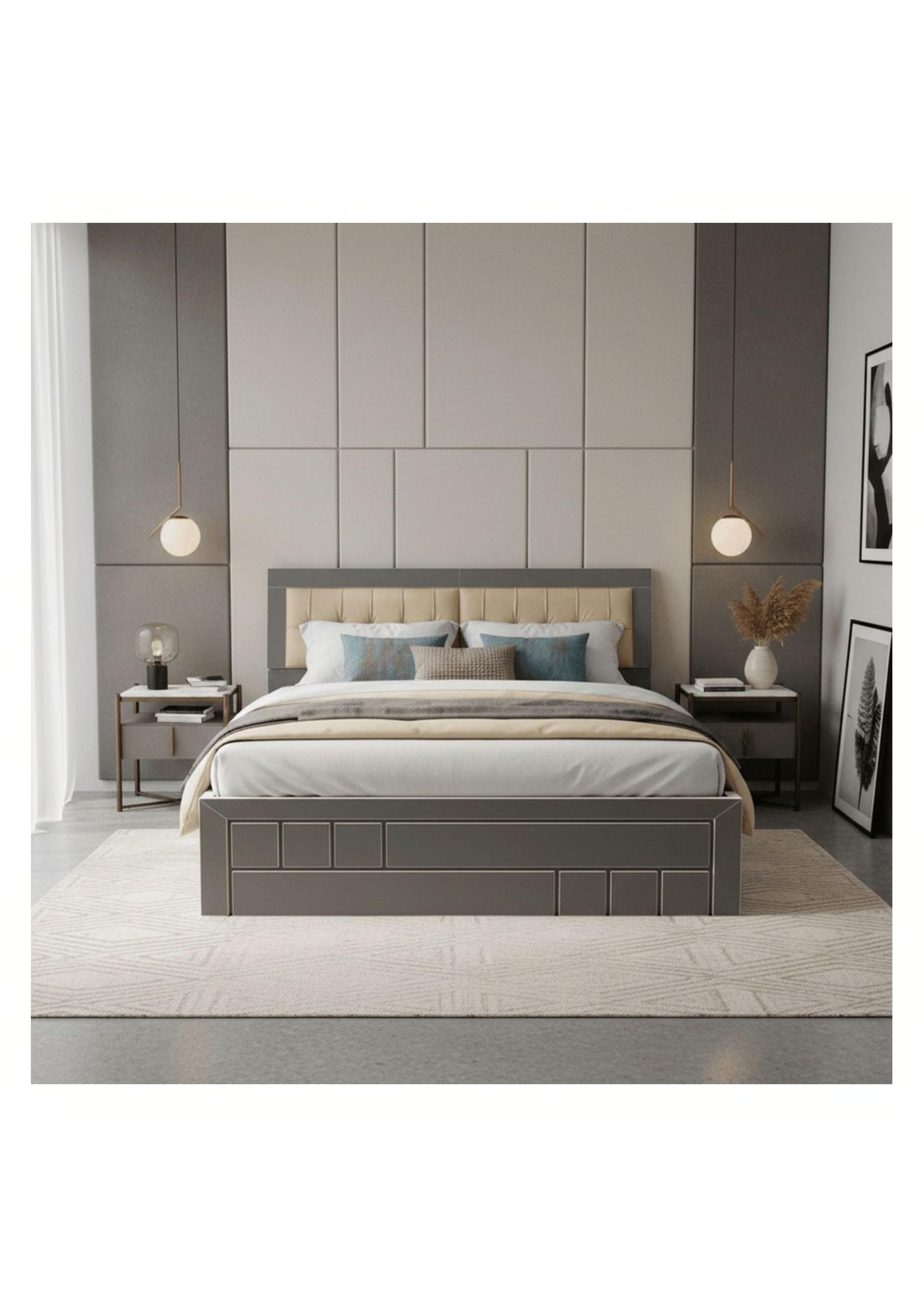 Silver Mist Platform Bed view 3