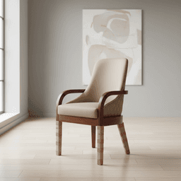 Walnut Crest Chair thumbnail 3