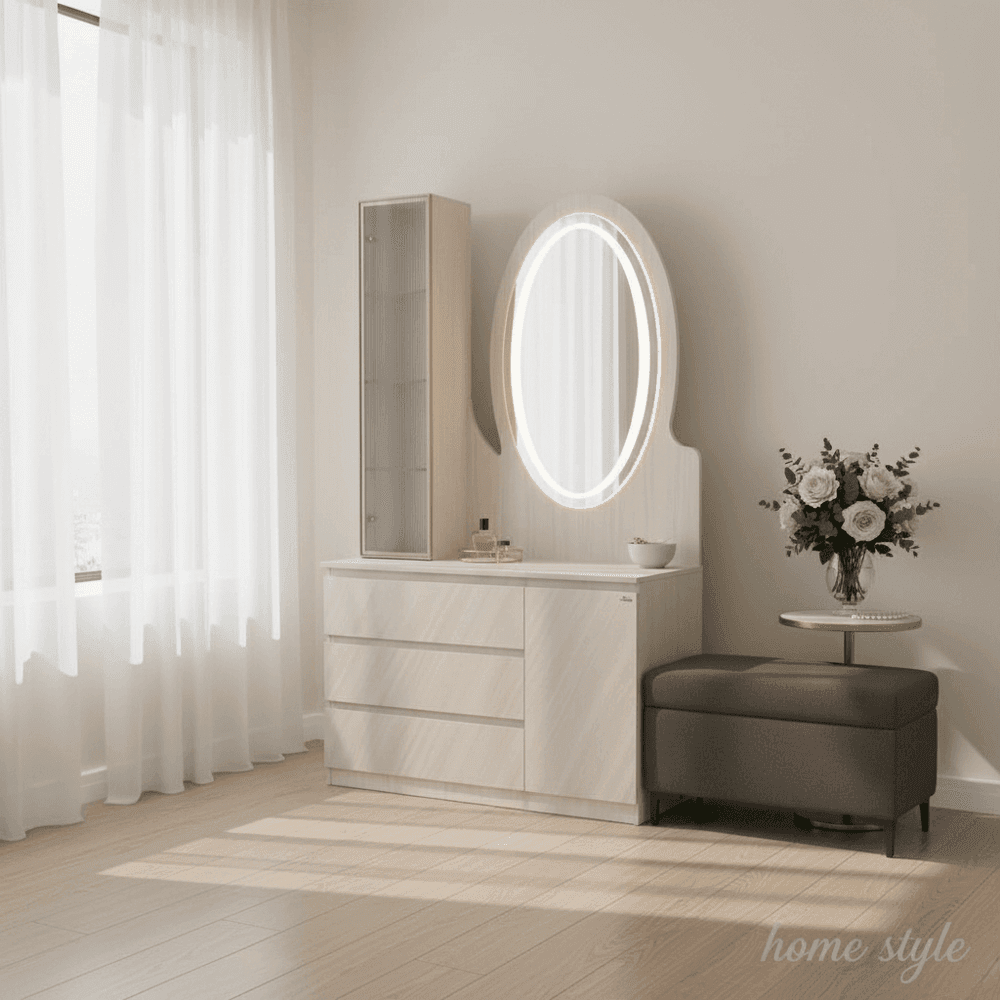 Pearl Glow Vanity Dresser view 3