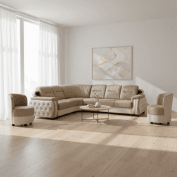 Ivory Crest Corner Sofa thumbnail 3