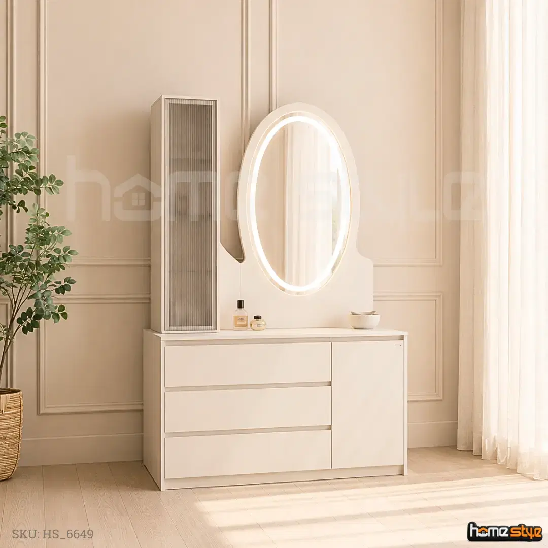 Pearl Glow Vanity Dresser view 2