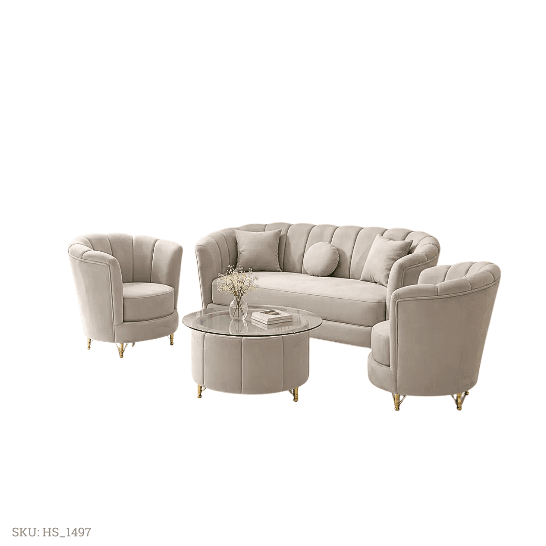Ivory Bloom Lounge Set