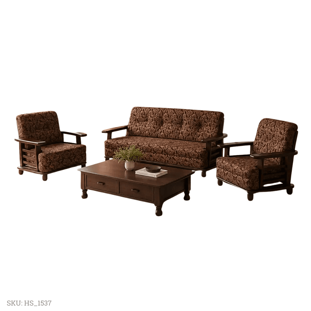 Heritage Oak Living Set