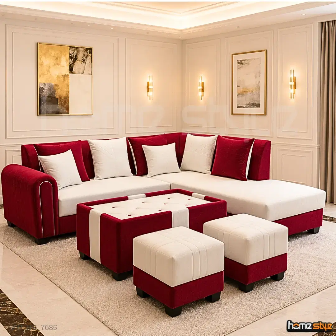 Ruby Royale Sofa Set view 2