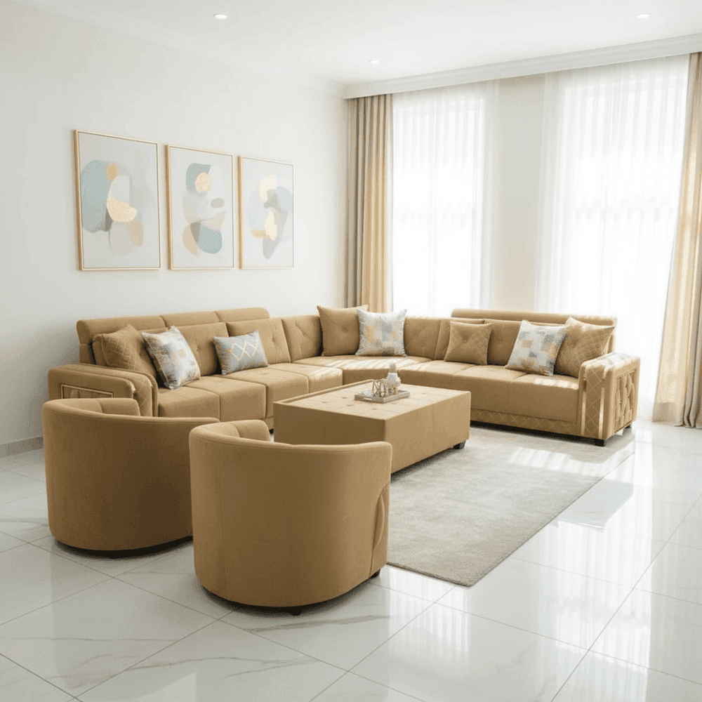Amber Haven Modular Sofa view 3